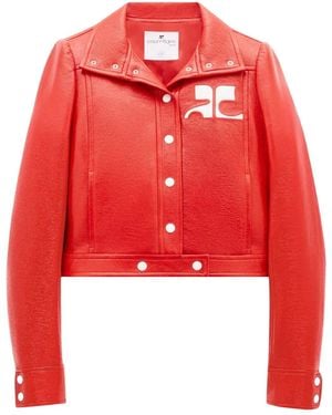 Courreges Vinyl Jack - Rood