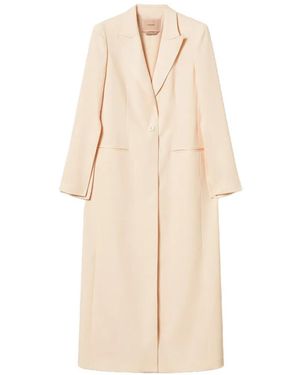 Twinset Envers Duster Coat - Natural