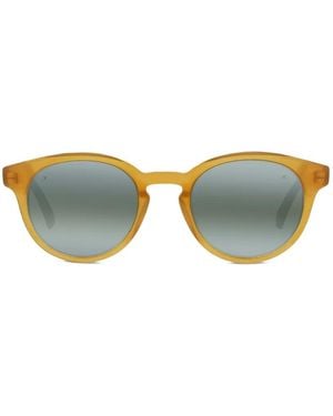 Vuarnet Belvedere 08 Round-Frame Sunglasses - Orange