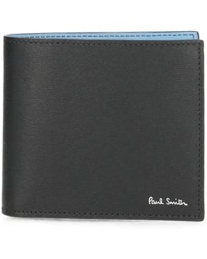 Paul Smith Cartera Plegable Con Logo - Negro