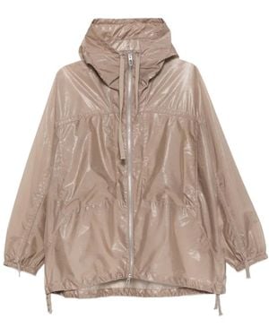 DUNO Veste Zippée Karta À Capuche - Natural