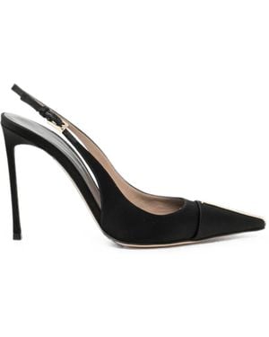 Tom Ford Crystal-Embellished Slingback Pumps - Black