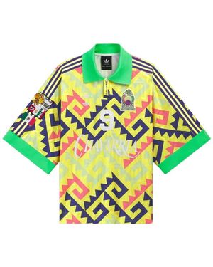 adidas T-Shirt Aop Goalkeeper X Willy Chavarria À Imprimé Géométrique - Green