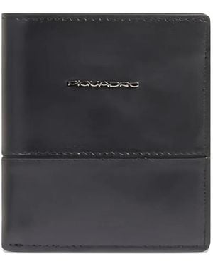 Piquadro Logo Cardholder Wallet - Black