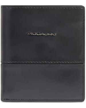 Piquadro Logo Cardholder Wallet - Black