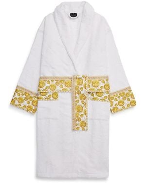 Versace Medusa Amplified Bathrobe - White