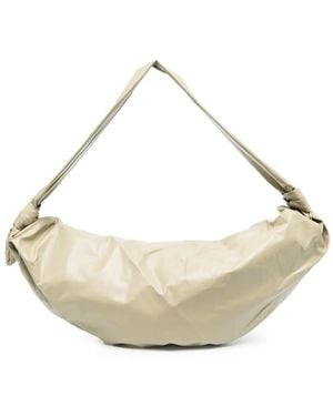 Lemaire Large Croissant Leather Shoulder Bag - Natural