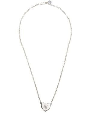 Stolen Girlfriends Club Warm Welcome Heart-Pendant Necklace - Metallic