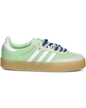 adidas Sambae Lace-Up Sneakers - Green