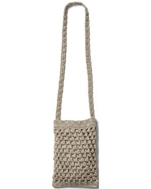 Peserico Mini Woveshoulder Bag - White
