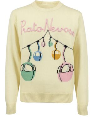 MC2 Saint Barth Embroidered Cable Car Knitwear - Natural