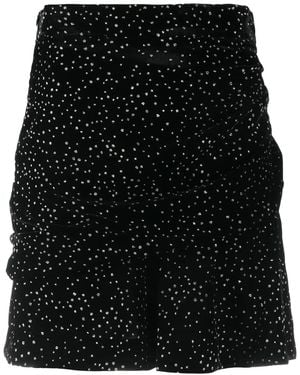 IRO Joleta Polka-Dot Skirt - Black