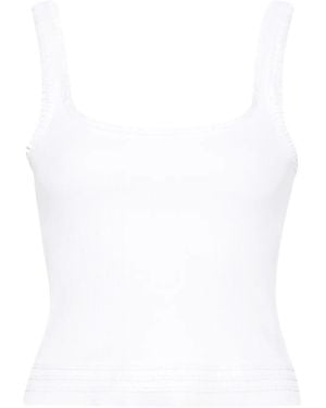 Chloé Top Con Ruches - Bianco