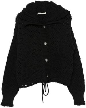 Blumarine Gehäkelter Cardigan - Schwarz
