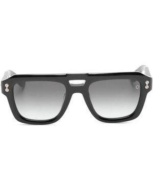 Akoni Pilot-Frame Sunglasses - Grey