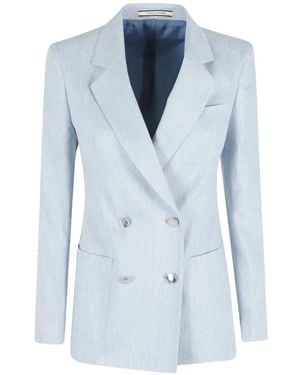 Tagliatore Double-Breasted Blazer - Blue