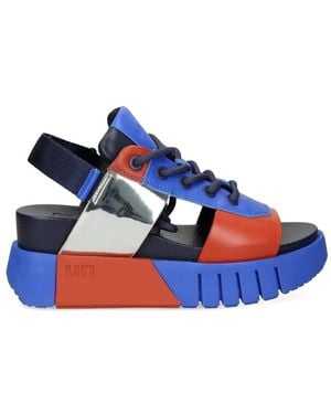 United Nude Sandales Colour Block Delta Sporty Ii À Lacets - Blue