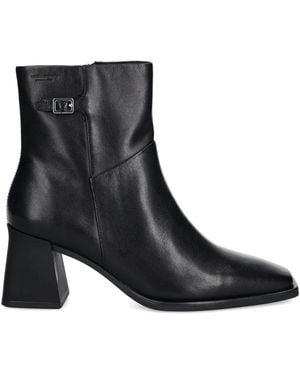 Vagabond Shoemakers 70Mm Block-Heel Square-Toe Boots - Black