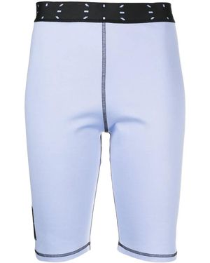 McQ Culotte De Ciclismo Con Costuras - Azul