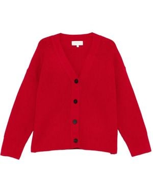 Studio Nicholson Merino Wool Cardigan - Red