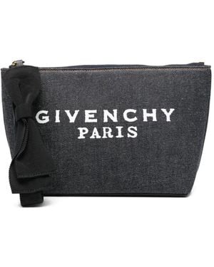 Givenchy Estuche De Maquillaje Pequeño Con Logo - Negro