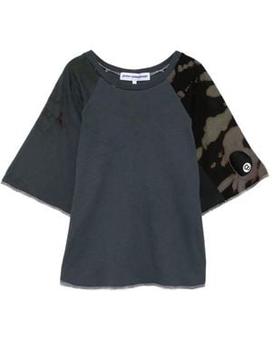 Stain Shade Camiseta Con Motivo Tie-Dye - Azul