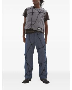 Who Decides War Straight-Leg Trousers - Blue