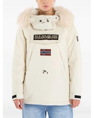 Napapijri Skidoo W 2.0 Hooded Jacket - Natural