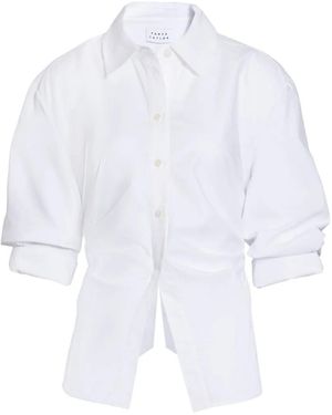 Tanya Taylor Chemise Winslet Boutonnée - White