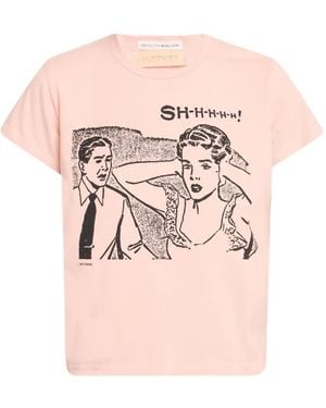 Mother T-Shirt mit Print - Pink