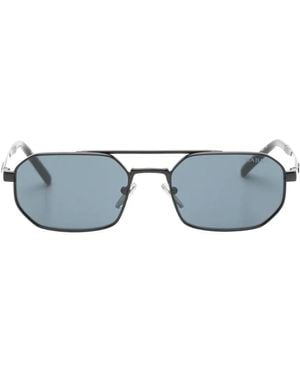 Prada Geometric-Frame Sunglasses - Blue