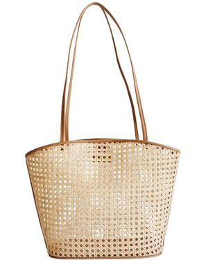 Bembien Mirella Woven Tote Bag - White