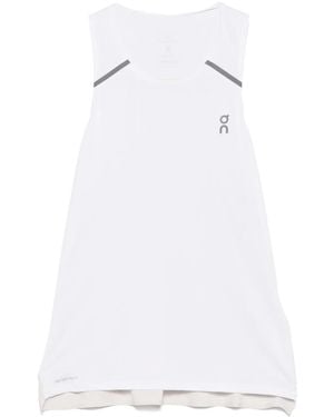 On Shoes Reflective-Detailing Tank Top - White