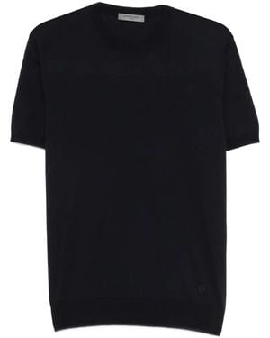Corneliani Crewneck Short-sleeve T-shirt - Black