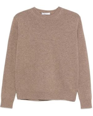 Max Mara Round-Neck Cashmere Jumper - Brown