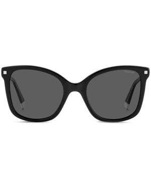 Polaroid Geometric-Frame Sunglasses - Black