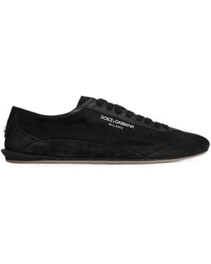 Dolce & Gabbana Calfskin Gimondi Plus Trainers - Black