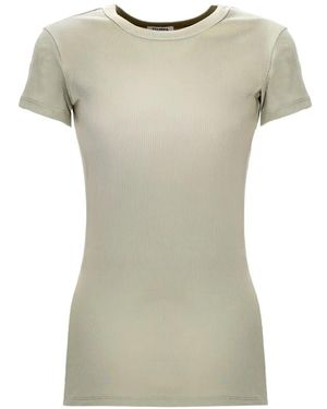 Filippa K Ribbed T-shirt - Grau