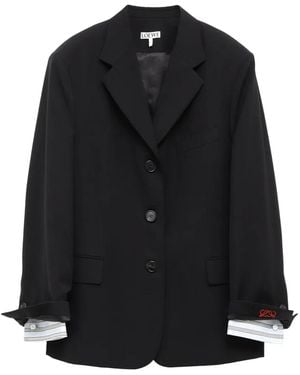 Loewe Blazer Con Hebilla - Negro