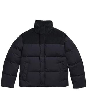 Canada Goose Sterling Corduroy-Panel Puffer Jacket - Blue