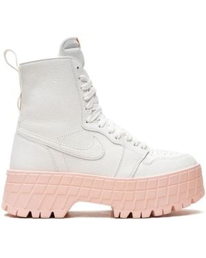 Nike Botas Air 1 Brooklyn White/Pink - Rosa