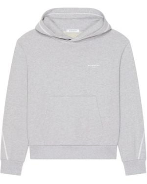 Givenchy Sudadera Couture Seam Con Capucha - Gris