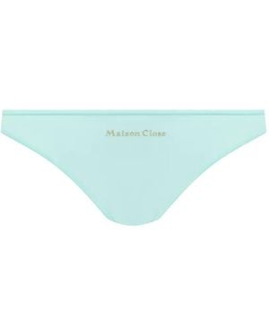 Maison Close Double Sens Cut-Out Briefs - Blue