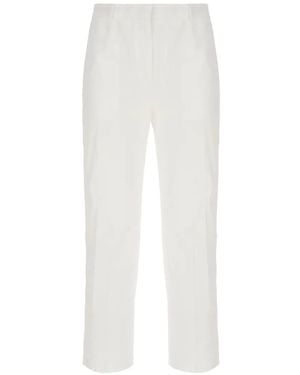 Iceberg Pantalones Con Placa Del Logo - Blanco