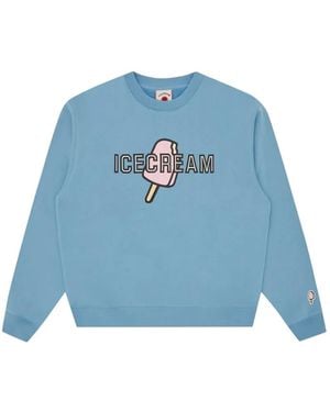 ICECREAM Graphic-Print Sweatshirt - Blue