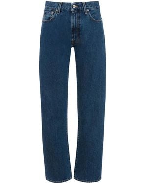 JW Anderson High-Rise Straight-Leg Denim Jeans - Blue