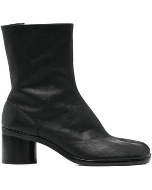 Maison Margiela 55Mm Tabi-Toe Block-Heel Boots - Nero