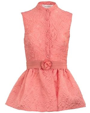 Silvia Tcherassi Colony Floral Blouse - Pink