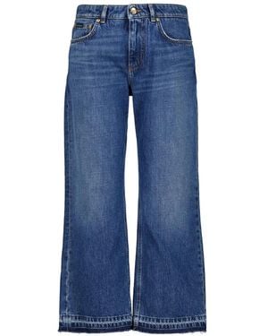 Dolce & Gabbana Straight-Fit Cropped Jeans - Blue