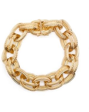 Anine Bing Clasp-Fastening Bracelet - Metallic